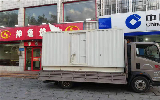 屯城镇出租发电机施工案例